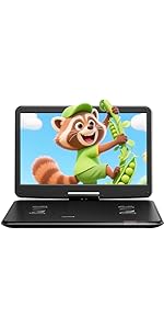 Amazon.co.jp: 【新機種·15.6インチHD大画面】Surfola ポータブルDVD